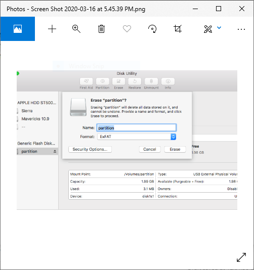 format a drive on windows for mac